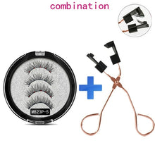 Load image into Gallery viewer, MB Magnetic Eyelashes with 5 Magnets Handmade Reusable 3D Mink False