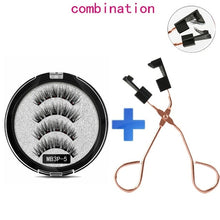 Load image into Gallery viewer, MB Magnetic Eyelashes with 5 Magnets Handmade Reusable 3D Mink False
