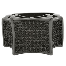 Load image into Gallery viewer, Big Kite CZ Mens Micro Pave Bling Bling Ring