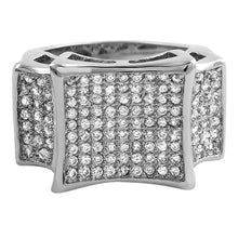 Load image into Gallery viewer, Big Kite CZ Mens Micro Pave Bling Bling Ring