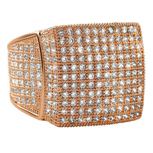 Load image into Gallery viewer, All Icey CZ Mens Micro Pave Bling Bling Ring