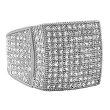 Load image into Gallery viewer, All Icey CZ Mens Micro Pave Bling Bling Ring