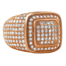 Load image into Gallery viewer, Champions CZ Mens Micro Pave Bling Bling Ring