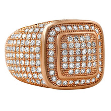Load image into Gallery viewer, Champions CZ Mens Micro Pave Bling Bling Ring