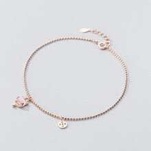 Load image into Gallery viewer, Bracelet On The Leg Fox Anklet Sterling