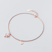 Load image into Gallery viewer, Bracelet On The Leg Fox Anklet Sterling