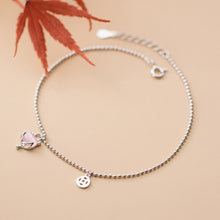 Load image into Gallery viewer, Bracelet On The Leg Fox Anklet Sterling