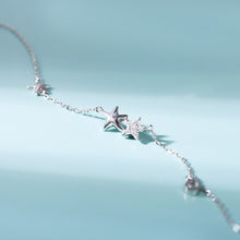 Load image into Gallery viewer, Starfish Star Anklet Sterling Silver Leg Chain Female Women