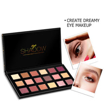 Load image into Gallery viewer, MIXDAIR 18 colors eyeshadow palette nude purple color pigment powder