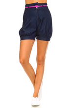 Load image into Gallery viewer, Women's Denim Blouson Shorts