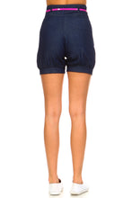 Load image into Gallery viewer, Women's Denim Blouson Shorts