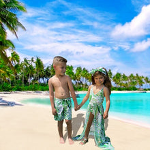 Load image into Gallery viewer, Summer New Family Matching Outing 4 piece Swimsuit Family
