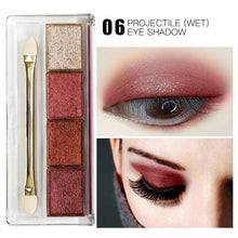 Load image into Gallery viewer, 4 Colors Mineral  Eyeshadow Pallet Ultra Fine Powder Pigmented