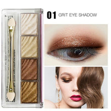 Load image into Gallery viewer, 4 Colors Mineral  Eyeshadow Pallet Ultra Fine Powder Pigmented