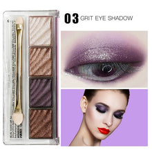 Load image into Gallery viewer, 4 Colors Mineral  Eyeshadow Pallet Ultra Fine Powder Pigmented