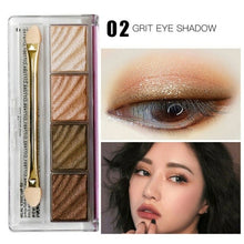 Load image into Gallery viewer, 4 Colors Mineral  Eyeshadow Pallet Ultra Fine Powder Pigmented
