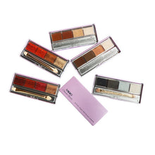 Load image into Gallery viewer, 4 Colors Mineral  Eyeshadow Pallet Ultra Fine Powder Pigmented