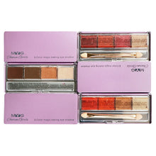 Load image into Gallery viewer, 4 Colors Mineral  Eyeshadow Pallet Ultra Fine Powder Pigmented