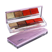 Load image into Gallery viewer, 4 Colors Mineral  Eyeshadow Pallet Ultra Fine Powder Pigmented