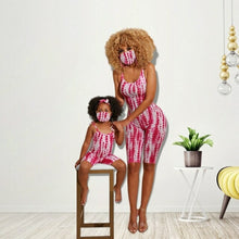 Load image into Gallery viewer, Ma&amp;Baby Summer Family Clothing Matching Outfits Jumpsuit Mother And