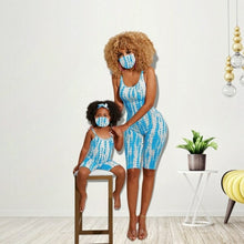 Load image into Gallery viewer, Ma&amp;Baby Summer Family Clothing Matching Outfits Jumpsuit Mother And