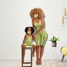 Load image into Gallery viewer, Ma&amp;Baby Summer Family Clothing Matching Outfits Jumpsuit Mother And
