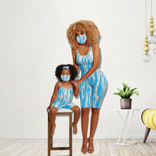 Load image into Gallery viewer, Ma&amp;Baby Summer Family Clothing Matching Outfits Jumpsuit Mother And