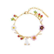 Load image into Gallery viewer, Magic Encounter Series Enamel Color Glazed White Bunny Flower