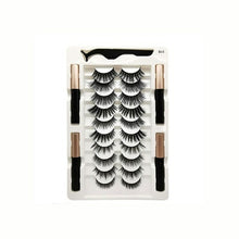 Load image into Gallery viewer, Magnetic Eyelashes 3D Mink Lashes Magnetic Eyeliner Waterproof Lasting