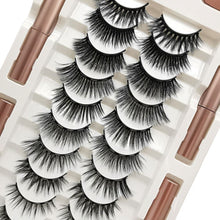 Load image into Gallery viewer, Magnetic Eyelashes 3D Mink Lashes Magnetic Eyeliner Waterproof Lasting