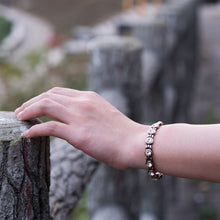 Load image into Gallery viewer, Magnetic Pure Copper Bracelets for Women Cubic Zirconia Chain Link