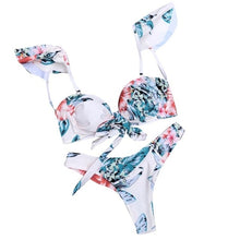 Load image into Gallery viewer, Magnificent Women Bikini Printing Push-Up Padded