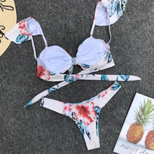 Load image into Gallery viewer, Magnificent Women Bikini Printing Push-Up Padded