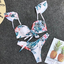 Load image into Gallery viewer, Magnificent Women Bikini Printing Push-Up Padded