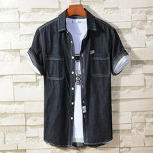 Load image into Gallery viewer, Male Business Casual Thin Denim Shirt Classical Fashion All Match