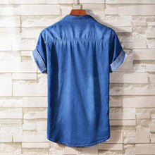 Load image into Gallery viewer, Male Business Casual Thin Denim Shirt Classical Fashion All Match