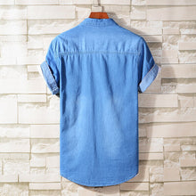 Load image into Gallery viewer, Male Business Casual Thin Denim Shirt Classical Fashion All Match
