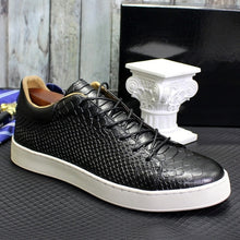 Load image into Gallery viewer, Causal Shoes Leather Handmade Classic Lace Up