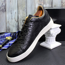 Load image into Gallery viewer, Causal Shoes Leather Handmade Classic Lace Up