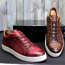 Load image into Gallery viewer, Causal Shoes Leather Handmade Classic Lace Up