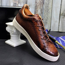 Load image into Gallery viewer, Causal Shoes Leather Handmade Classic Lace Up