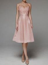 Load image into Gallery viewer, Sexy Ball Dress Strap Embroidered Sleeveless A line