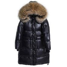 Load image into Gallery viewer, Long Down Jacket Fur