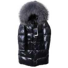 Load image into Gallery viewer, Long Down Jacket Fur