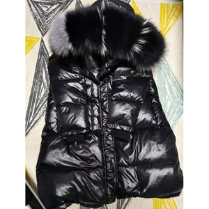 Long Down Jacket Fur