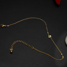 Load image into Gallery viewer, Martick Elegant Simple Style Round Single Cubic Anklets For Women - Sophornlilly