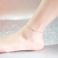 Load image into Gallery viewer, Martick Elegant Simple Style Round Single Cubic Anklets For Women - Sophornlilly