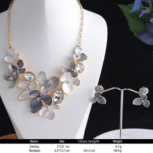Load image into Gallery viewer, Fashion Crystal Flower Necklace