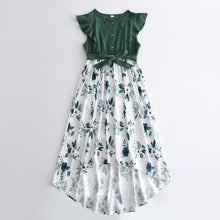 Load image into Gallery viewer, Irregular Mother Daughter Matching Dresses Family Set Flower