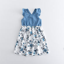 Load image into Gallery viewer, Summer Spring Print Cotton Family Matching Floral Sets Flounce
